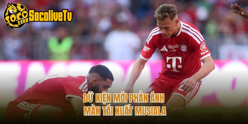 Dữ kiện mới phản ánh màn tái xuất Musiala