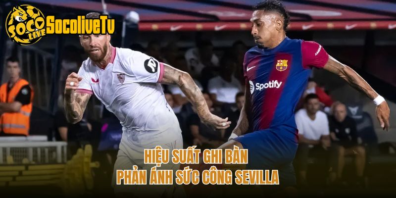 Hiệu suất ghi bàn phản ánh sức công Sevilla
