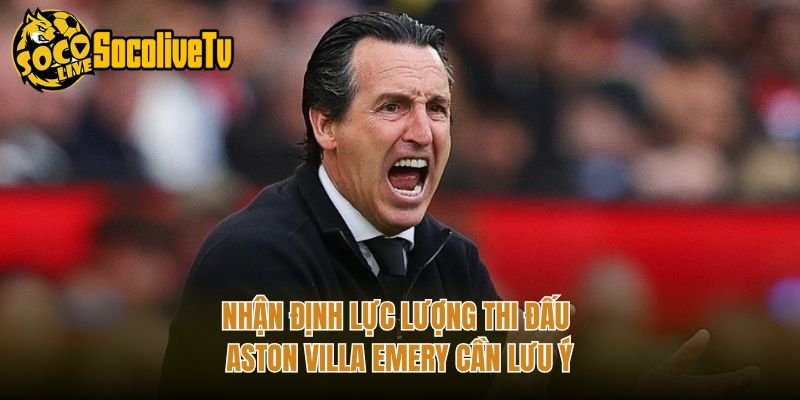 Nhận Định Lực Lượng Thi Đấu Aston Villa Emery Cần Lưu Ý