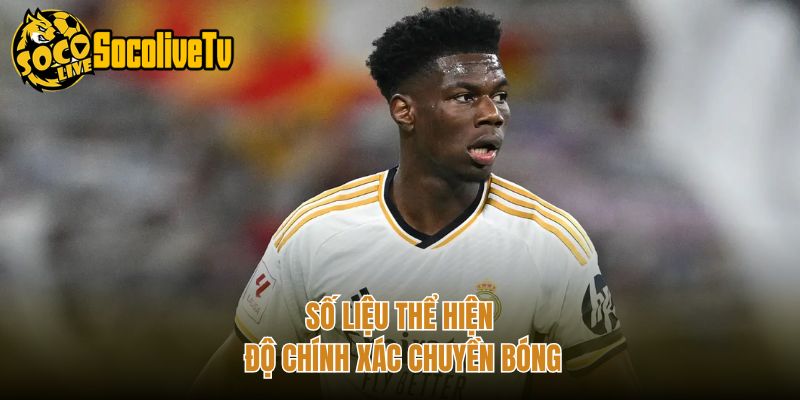 Số liệu thể hiện độ chính xác chuyền bóng